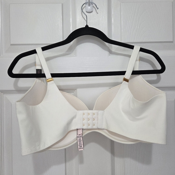 Incredible By Victoria's Secret Perfect Shape Push-up Smooth White Bra Sz 36DDD - Picture 3 of 10
